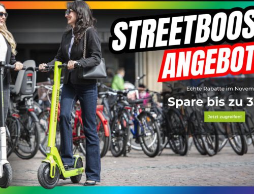 Streetbooster November Angebote: Spare bis zu 350€ auf deinen neuen E-Scooter! 🛴